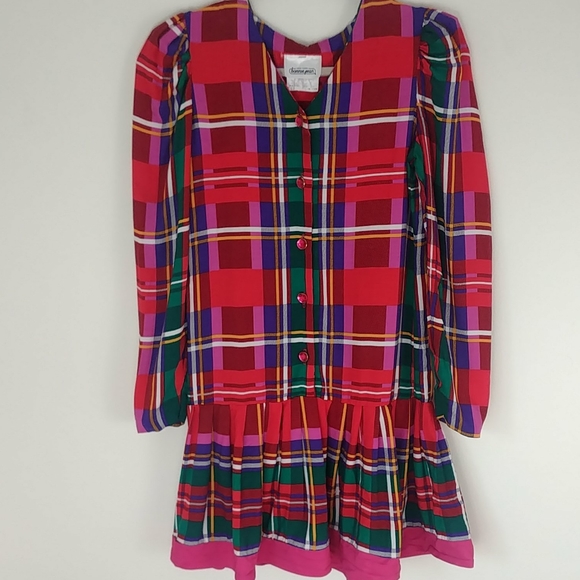 Bonnie Jean Other - Vintage Bonnie Jean plaid dress. Size 14